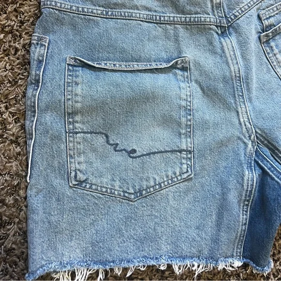 WE THE FREEBy Free People:”Moxie” Low Slung Shorts In Truest Blue - Picture 9 of 16